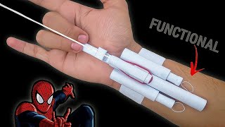 How to make SpiderMan web shooter  Paper web shooter  Paper craft [upl. by Savil]