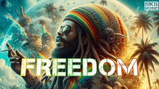 Freedom  Reggae Songs  Official Lyric video [upl. by Ximena]