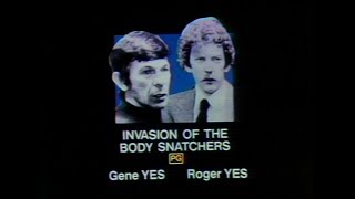 Invasion of the Body Snatchers 1978 movie review  Sneak Previews with Roger Ebert and Gene Siskel [upl. by Mian]