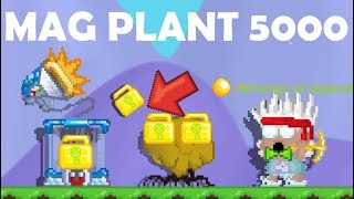 MAG PLANT 5000  ALL NEW ITEMS OMG  GrowTopia [upl. by Burrus666]