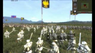 Medieval 2 Total War Multiplayer Commentary Battle Holy Roman Empire HRE vs Russia [upl. by Butch469]