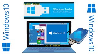 Como criar uma Pen USB Windows 10 To GO [upl. by Tod]