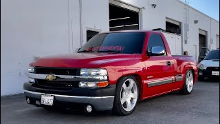 BED LINER amp RESTORED THE ROOF ON THE STEPSIDE 😍‼️ [upl. by Akirdnuhs]