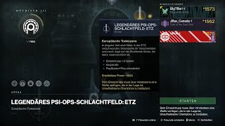 Destiny 2045 Legendäres PSIOPS Schlachtfeld ETZ quot1550quot  mit Randoms  HATE ON 😅 😄 HDPS5 [upl. by Capriola]