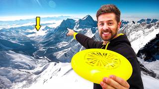 Extreme Frisbee Golf Down A Ski Mountain [upl. by Hildegarde977]