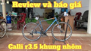 Xe đạp calli R35 tay đề lắc  Khung nhôm  Không mối hàn  zalo  0335782361 [upl. by Divan]