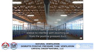 Natural Ventilation Disrupts Positive Pressure Ventilation [upl. by Lihas]