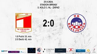 HALUBJAN vs KRALJEVICA 20 5 kolo 3 NL  Zapad 2425 [upl. by Adah751]