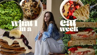 WHAT I EAT IN A WEEK  fall edition  vegan by a nutritionist [upl. by Adnala391]