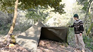 Solo Camping 自然に溶けこむテント [upl. by Yaner]