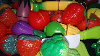 ASMR SATISFYING CUTTING FRUITS AND VEGETABLES TOY asmr viral toys shorts live [upl. by Venetia456]