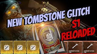 NEW TOMBSTONE GLITCH AFTER S1 RELOADED PATCH MODERN WARFARE ZOMBIES [upl. by Yemrej873]