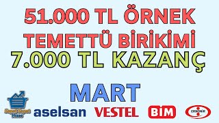 TEMETTÜ YATIRIMI İLE FİNANSAL ÖZGÜRLÜK  Örnek Temettü Portföyü  MART [upl. by Nylauqcaj683]