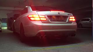 MercedesBenz E250 Coupe AMG Spor egzost  E250 Coupe Custom Exhaust  Cold Start [upl. by Asta]