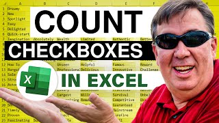 Excel  Count Checkboxes that are Selected in Excel Forms Controls  Episode 1929 [upl. by Zetta]