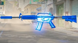 CS2 MADE THIS SKIN MORE SHINY🔥🔥 CS2 Updated M4A1 BLUE PHOSPHOR  NEW UPDATED CS2 M4A1 SKINS [upl. by Yemorej]