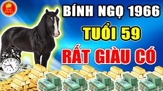 TUỔI VÀNG PHÁT TÀI CỰC GIÀU Bính Ngọ 1966 Năm 59 Tuổi CÁ CHÉP HOÁ RỒNG ĐẾN THỜI HẾT KHỔ [upl. by Leahicm]