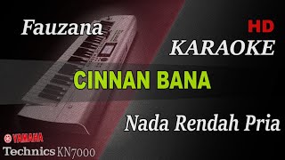 FAUZANA  CINNAN BANA  NADA PRIA   KARAOKE [upl. by Limaj]