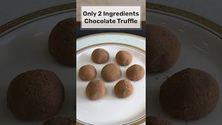 Only 2 Ingredients Chocolate Truffle  chocolate chocolatetruffles easyrecipe newrecipe shorts [upl. by Nnilsia102]