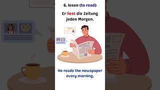 Action verbs in German with sentences What are you doing right nowDaily sentences Part 2 shorts [upl. by Tracie40]