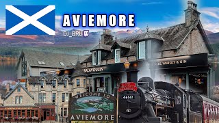 AVIEMORE SCOTLAND  WALK AROUND A TRAIN AND SOME BEER [upl. by Nerrawed873]