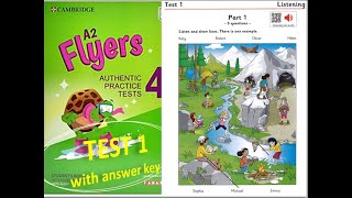 FLYERS AUTHENTIC 4 TEST 1 WITH ANSWER KEY [upl. by Oribel6]