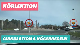 Körlektion  Cirkulationsplats huvudled amp högerregeln [upl. by Goerke196]