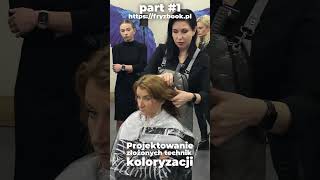 TECHNIKI KOLORYZACJI BALAYAGE Projektowanie efektów part 1 [upl. by Nolly]