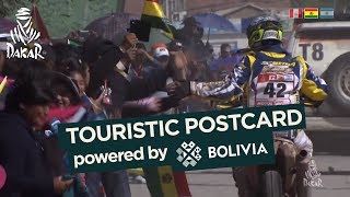 Touristic postcard  Stage 8 Uyuni  Tupiza  Dakar 2018 [upl. by Eiramac]