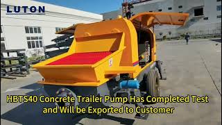 Concrete Trailer Pump for Sale from Manufacturer [upl. by Krenn278]