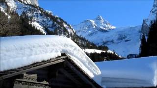 Visit to the Valley of the Wetterhorn Bernese Alps Switzerland [upl. by Pate]