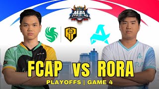 FCAP vs RORA  MPL PH S14  PLAYOFFS  GAME 4 [upl. by Nylram]