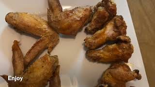 Healthy Air Fryer Chicken Wings Recipe [upl. by Novihs]