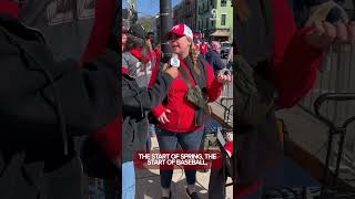 What’s your favorite part about Cincinnati Reds Opening Day baseball mlb openingday redlegs [upl. by Newby]