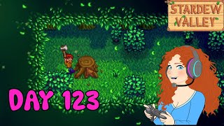 Stardew Valley Unwind Lets Play  Day 123  Hardwood for Robin and Back to Skull Cavern [upl. by Rohpotsirhc]