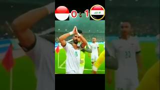 World cup qualifier asia idn Vs iraqi amazing from etitued play playersfootballshortsyoutube [upl. by Jaal357]