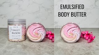 DIY Emulsified Body Butter Step By StepNO MELTING WITH RECIPE [upl. by Eboh]