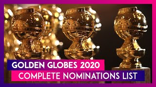 Golden Globes 2020 The Complete Nominations List [upl. by Deeanne869]