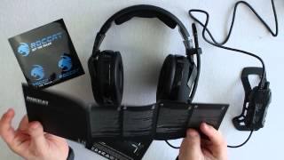 UNBOXING  Roccat KAVE XTD 51 Analog Headset Unboxing  Review [upl. by Lauter]