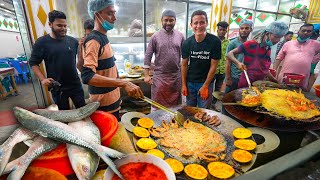 First Time in Bangladesh 🇧🇩 VOLCANO MUSTARD FISH FRY  Street Food in Dhaka [upl. by Acinok]