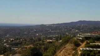 Homes in the bird streets in the West end of the Hollywood Hills Sunset Strip area of Los Angeles [upl. by Oxford]