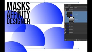 How To Mask In Affinity Designer Basics [upl. by Lexis]