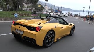 NOVITEC 458 Speciale Aperta Sounds in Monaco [upl. by Weisbrodt]