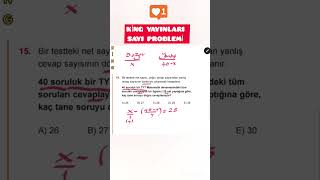 NET HESAPLAMA SORULARI ❗️👩‍🏫 tyt matematik lgs sayıproblemleri kingyayınları [upl. by Novanod]