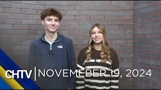 CHTV Newscast  November 19 2024 [upl. by Acinoj]