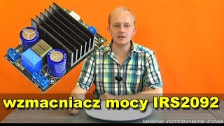 Wzmacniacz mocy IRS2092 200W [upl. by Yzzo487]