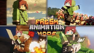 TOP 20 Minecraft Mods With Fresh Animations New amp Unique  Ep 1 2024 [upl. by Lewison732]