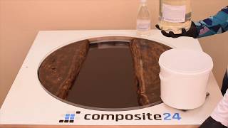 How To Make Epoxy Resin Table Using Clear Epoxy Casting Resin [upl. by Wenz]