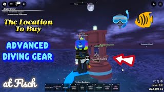 How To Get ADVANCED DIVING GEAR 🤿 at Fisch Roblox [upl. by Vera412]