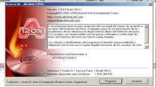 Como Descargar e Instalar Alcohol 120 Full [upl. by Lessirg]